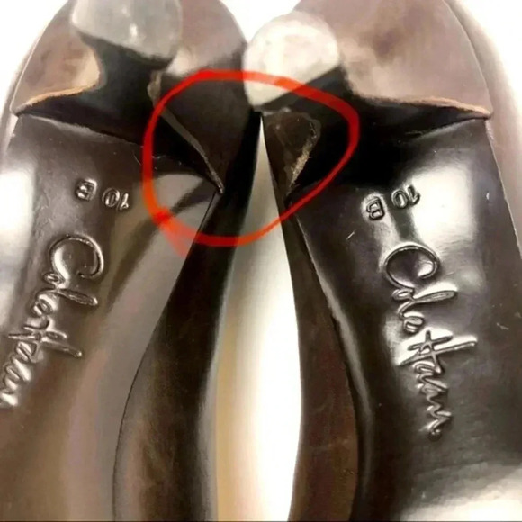 Cole Haan Vesta Pump Brown heels shoes size 10B - Picture 10 of 11